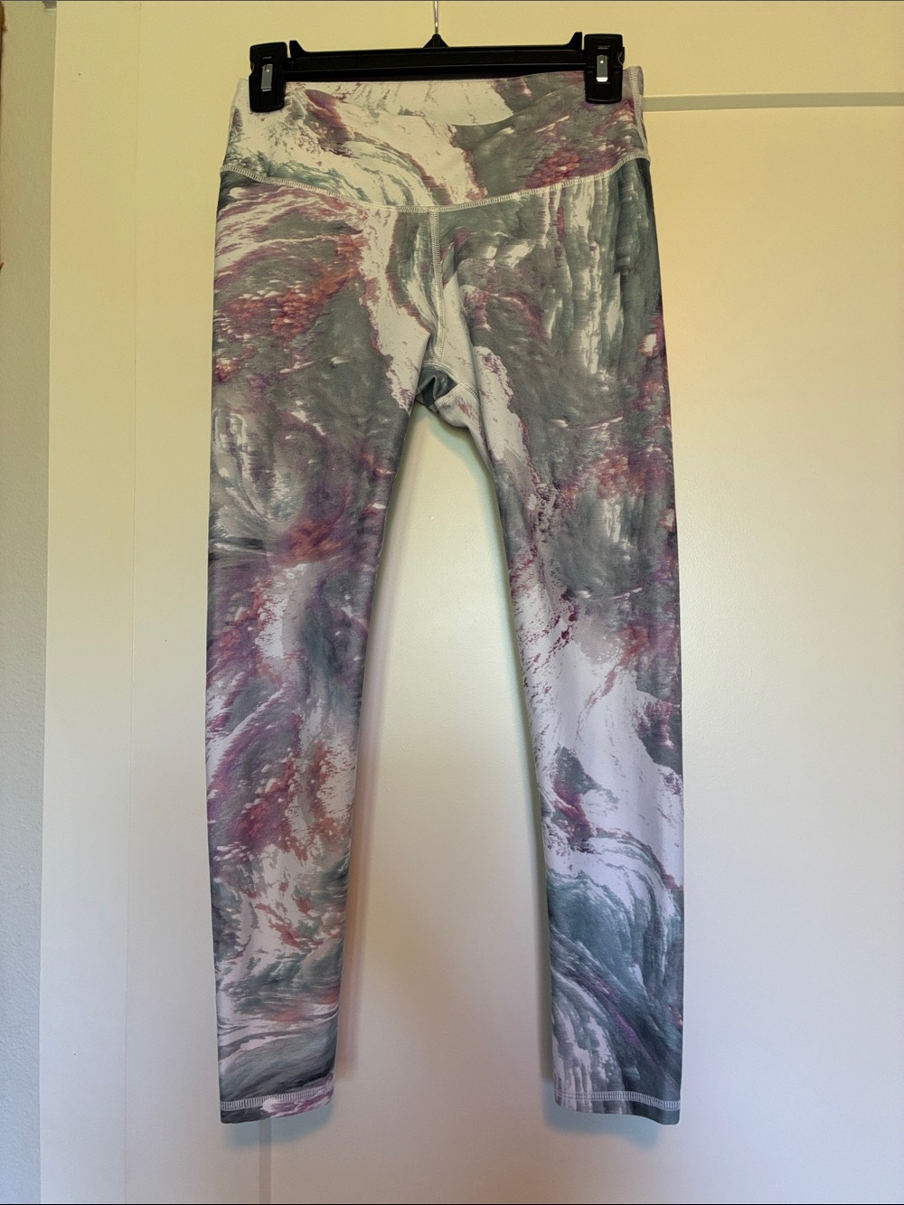 Fabletics Marble Print Mid Rise Leggings